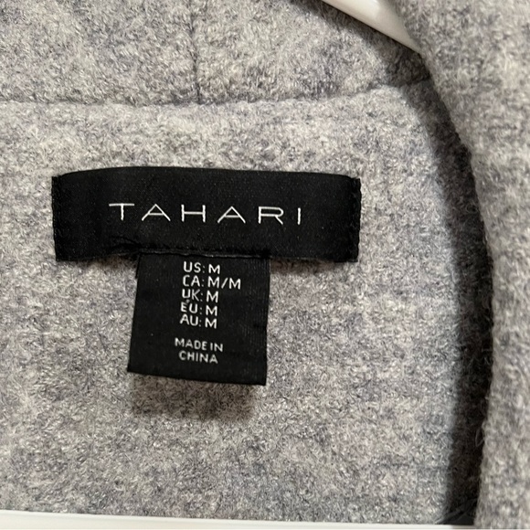 Tahari Gray Wool Cardigan 07 - Picture 11 of 16